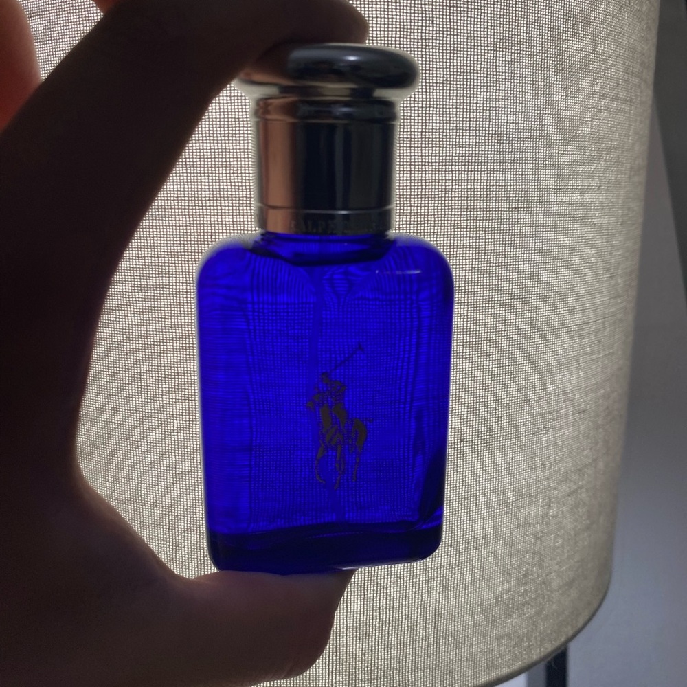 Polo by Ralph Lauren Blue and Silver Bottle